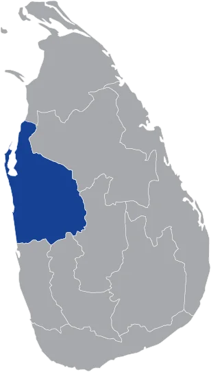 North Western Province Map